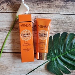 NEW! Yensa Pumpkin Turmeric 2-in-1 radiance polishing mask